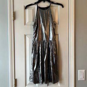 NWT Aqua Silver sleeveless skater dress